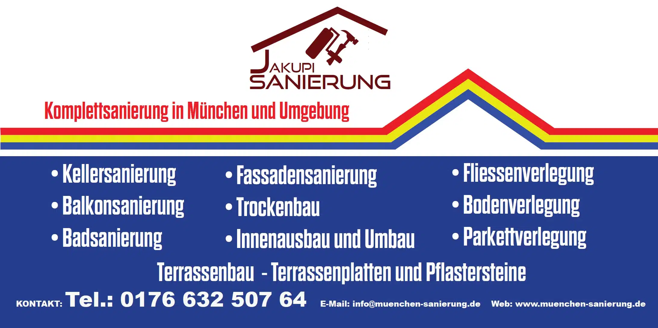 Werbebanner Sanierung