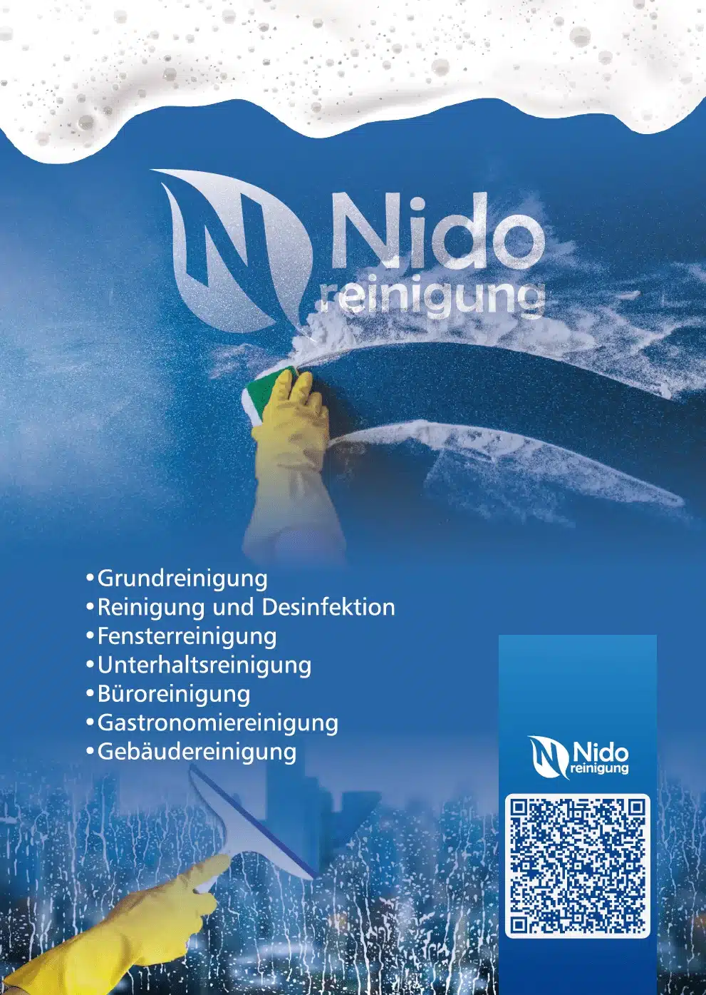 Flyer Design für reinigung