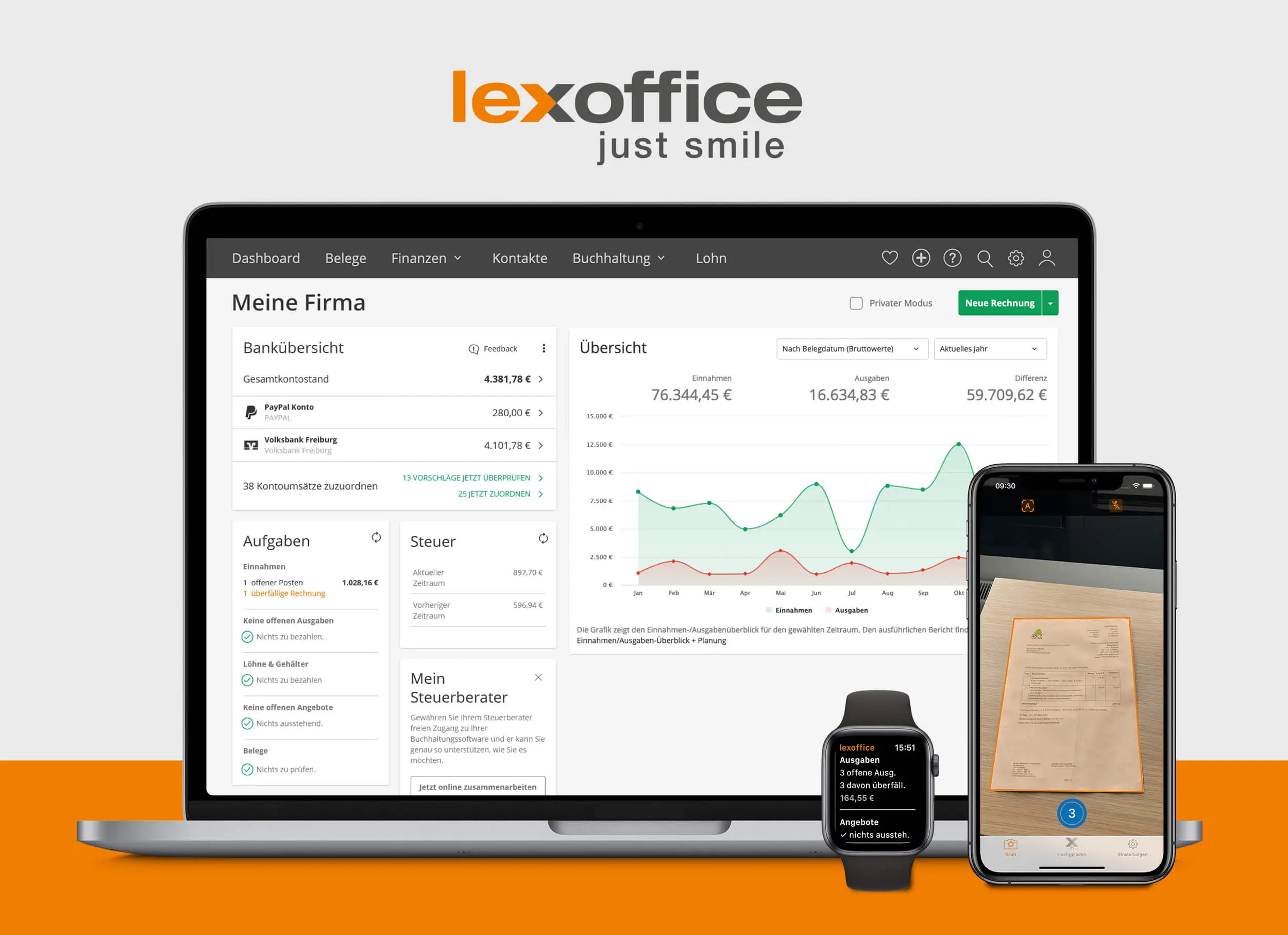 Lexoffice Screen Shot